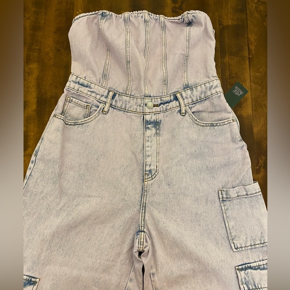 Wild Fable Strapless Jumpsuit Sz M NWT - Picture 3 of 8